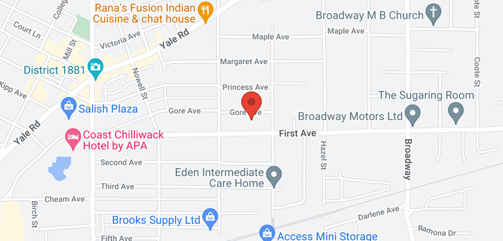 map of 46272 GORE AVENUE